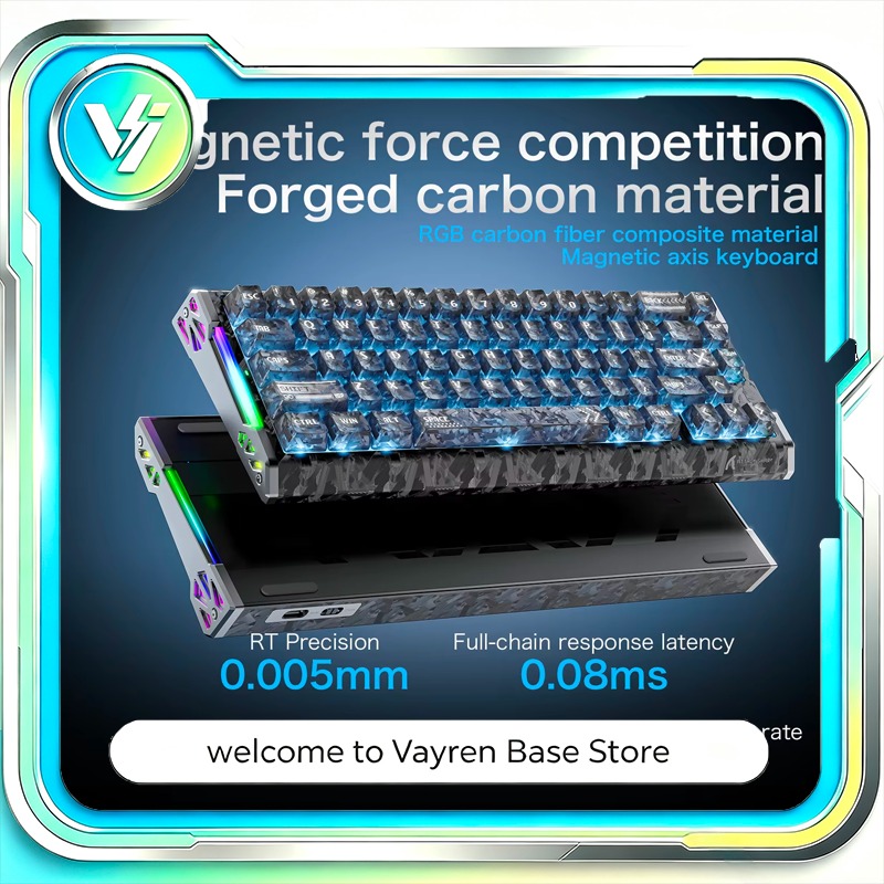 Gaming Keyboard No Rgb - Attack Shark for R86 HE Carbon