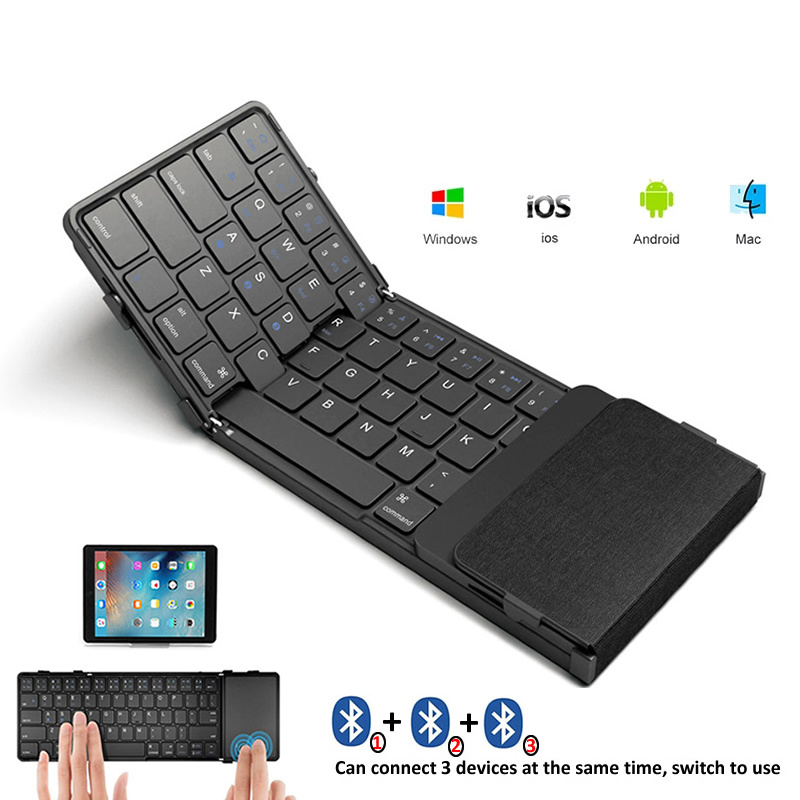 Gaming Keyboard Mini - BOW Korea/Russia Wireless Folding Keyboard with