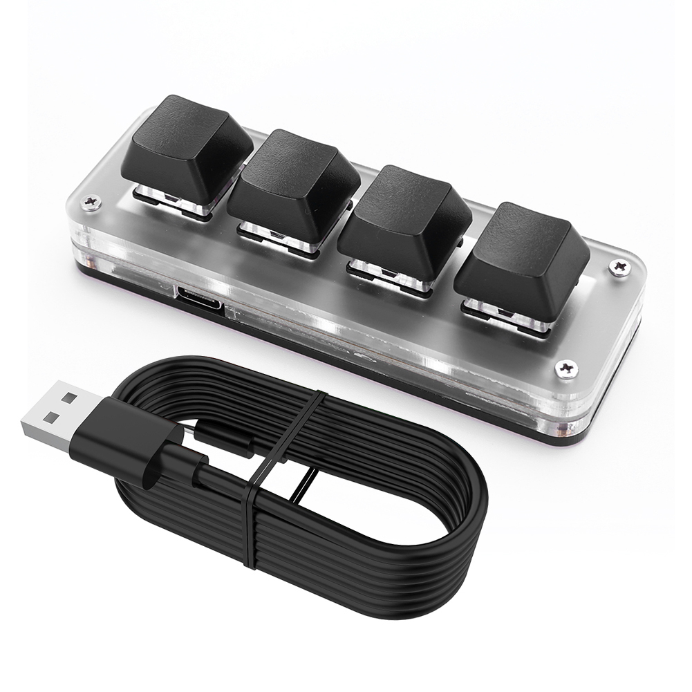 3 Key 1 Knob/4 Key Mini Mechan - Gaming Keyboard Mini recension och pris