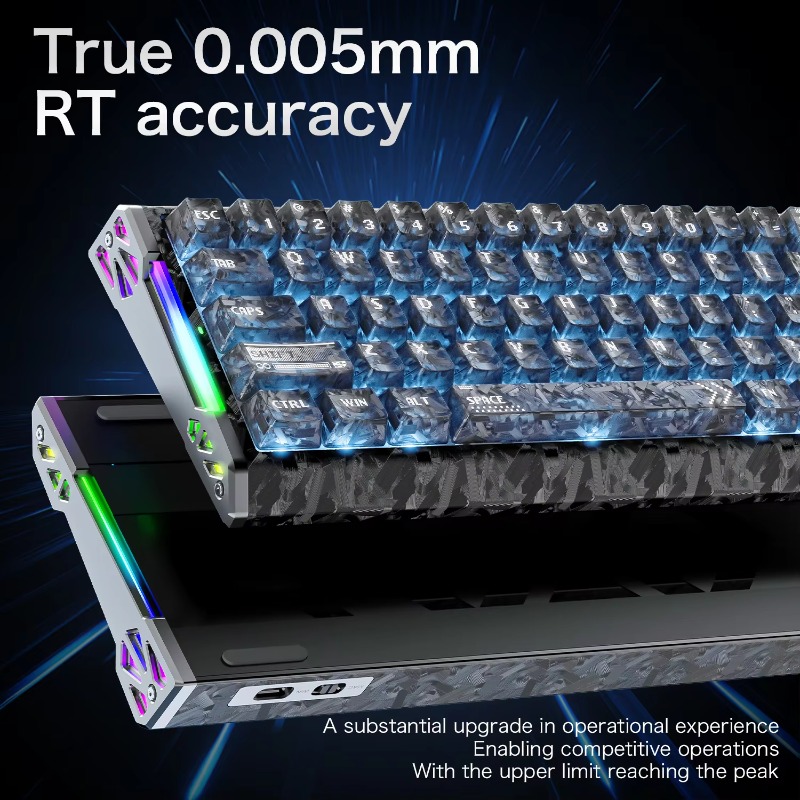 Attack Shark for R86 HE Carbon - Gaming Keyboard No Rgb recension och pris