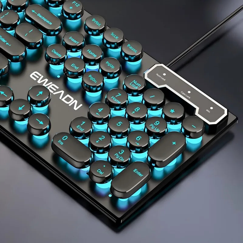 Retro Punk Mechanical Feel Key - Gaming Keyboard Nearby recension och pris