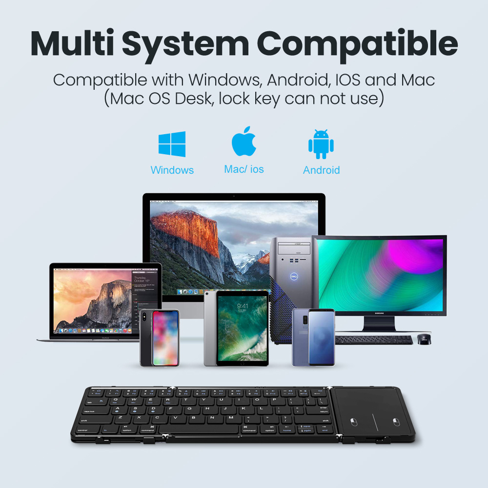 BOW Korea/Russia Wireless Fold - Gaming Keyboard Mini recension och pris