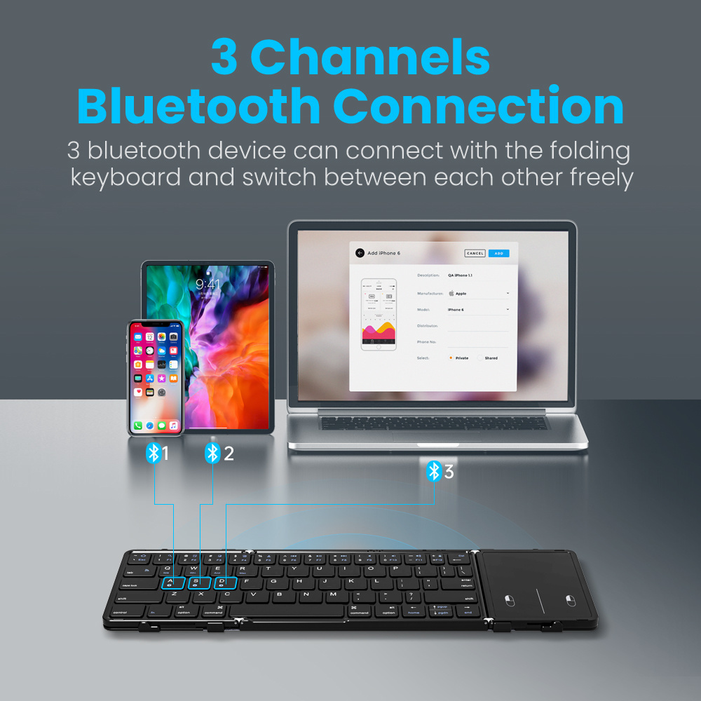 BOW Korea/Russia Wireless Fold - Gaming Keyboard Mini recension och pris