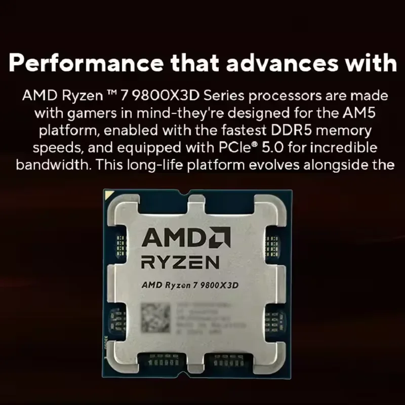 Ryzen 7 9800X3D AMD AM5 Deskto - Amd Cpu Ryzen 7 recension och pris