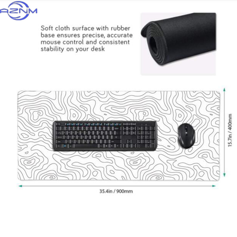 Large Black and White Gaming M - Gaming Keyboard High Ground recension och pris