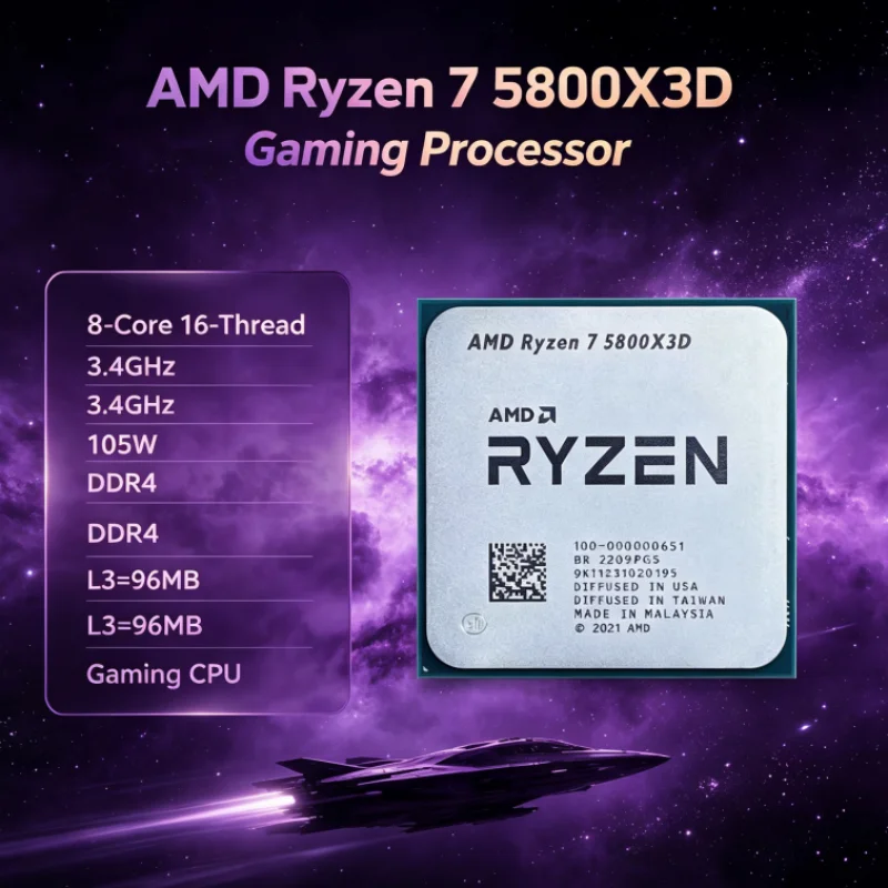 AMD R7 5800X3D 96 MB 7nm Ryzen - Amd Cpu Ryzen 7 recension och pris