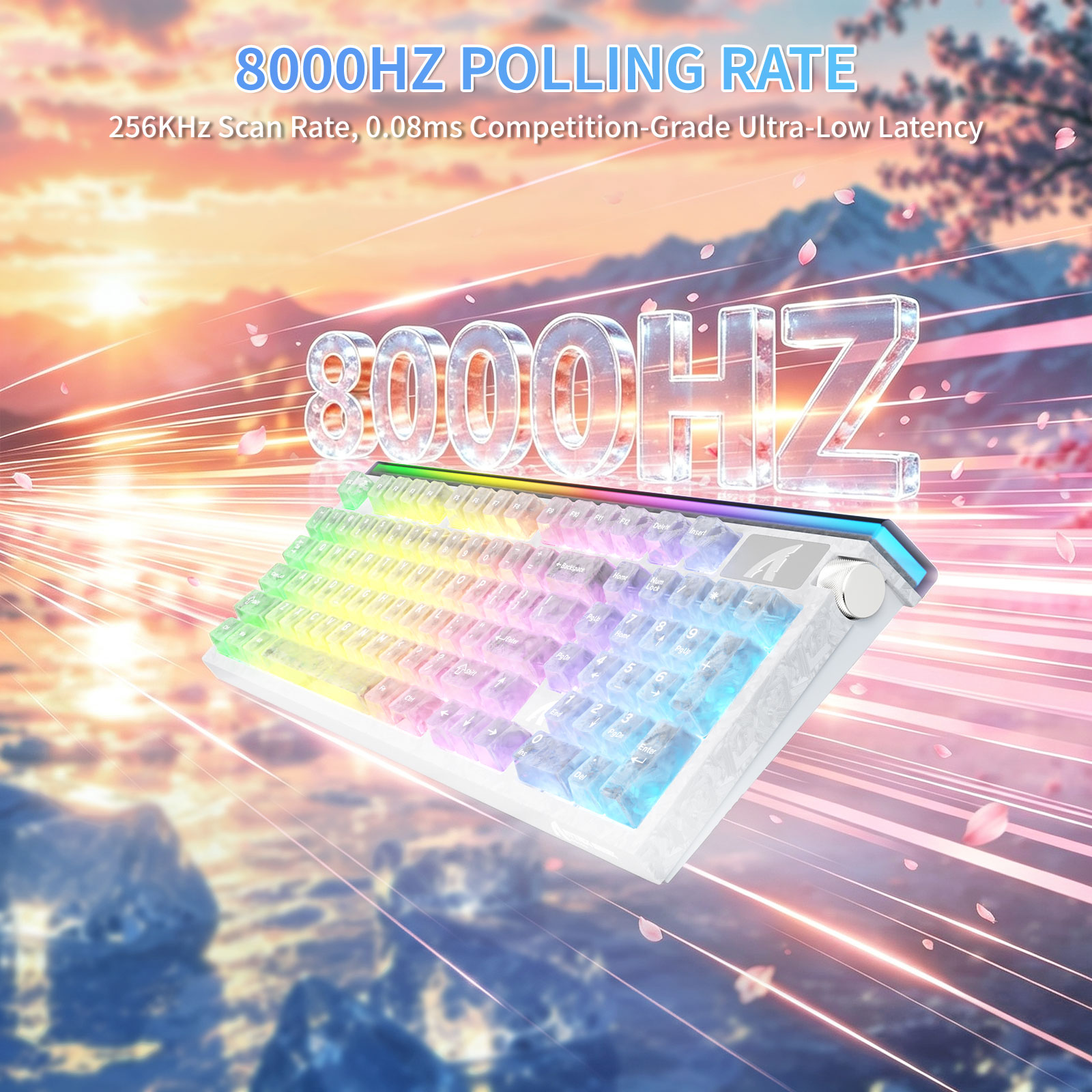ATTACK SHARK R98 HE with C01Ul - Gaming Keyboard Hot Swappable recension och pris